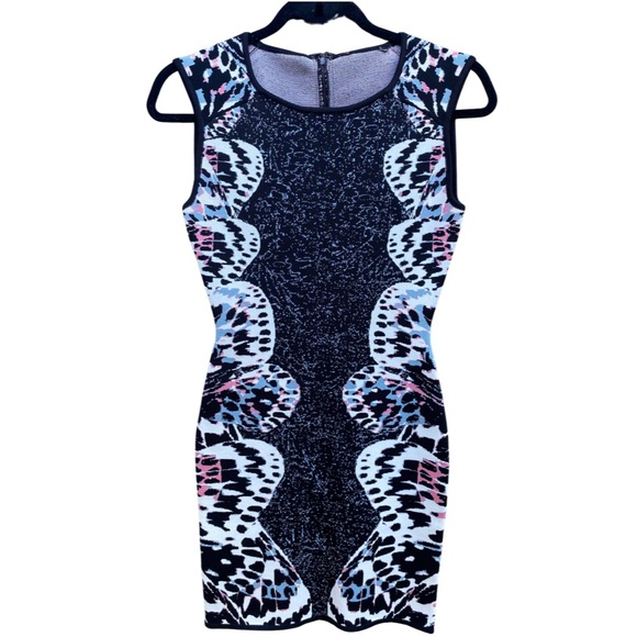 BCBGMAXAZRIA Audrie Butterfly Bodycon Dress - Picture 8 of 8